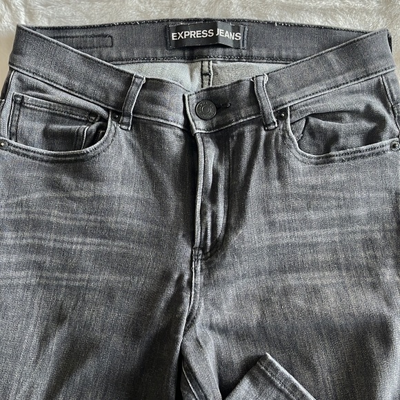 Express dark grey skinny jeans - Picture 2 of 4